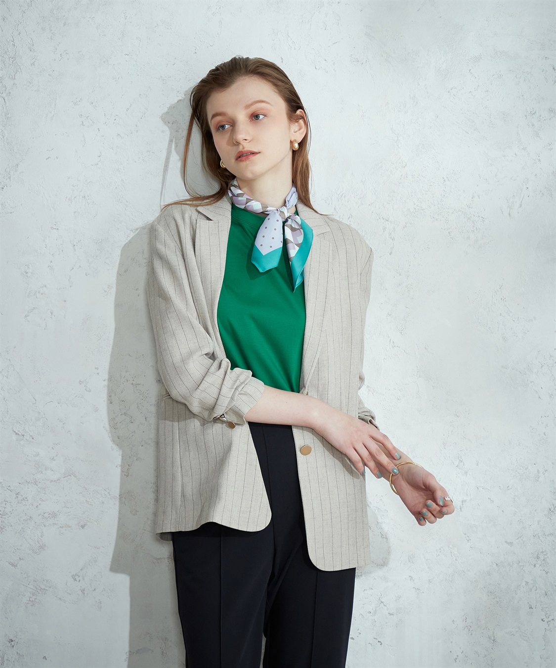 LE SOUK HOLIDAY イージーケアテーラードジャケット_variation_1