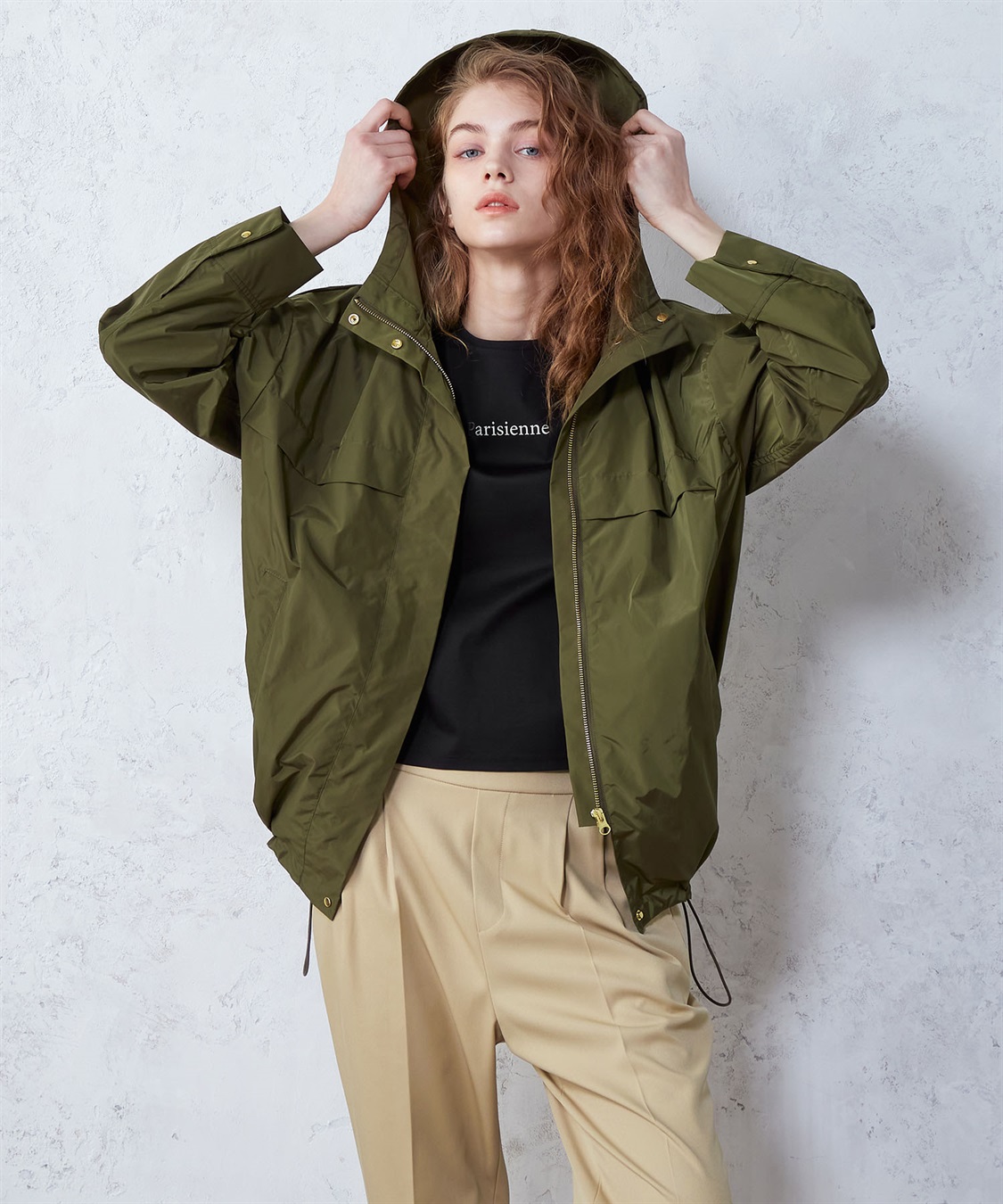 PALACE フード付きナイロンジャケット オリーブグリーン PALACE フード付きナイロンジャケット オリーブグリーン