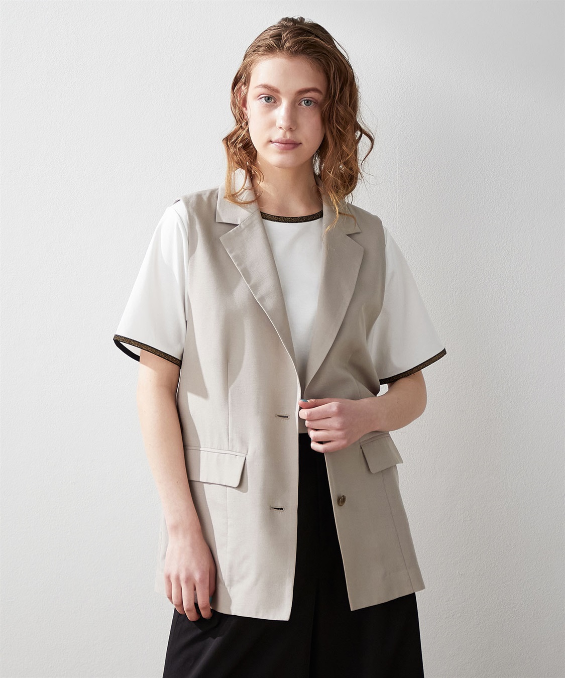 ジレ LE SOUK HOLIDAY｜クロスプラス公式通販サイト