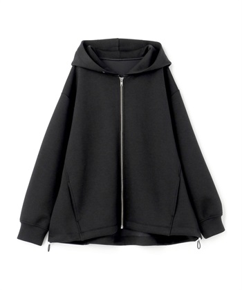 ダンボールZIPパーカー(ブラック-M)