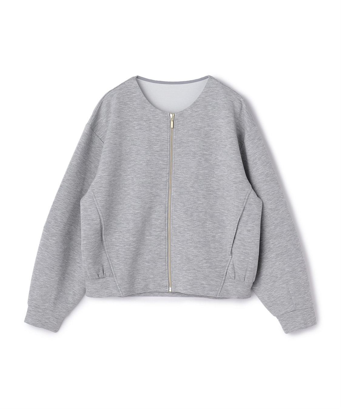 LE SOUK HOLIDAY ノーカラージップブルゾン_variation_2