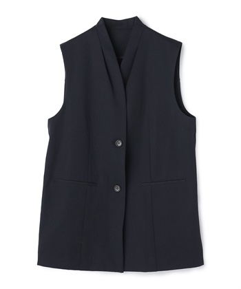 ノーカラージレ(ネイビー-M)