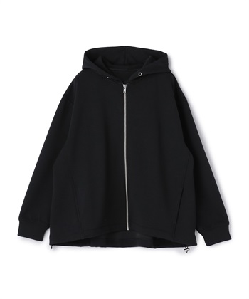 ダンボールジップパーカー(ブラック-M)