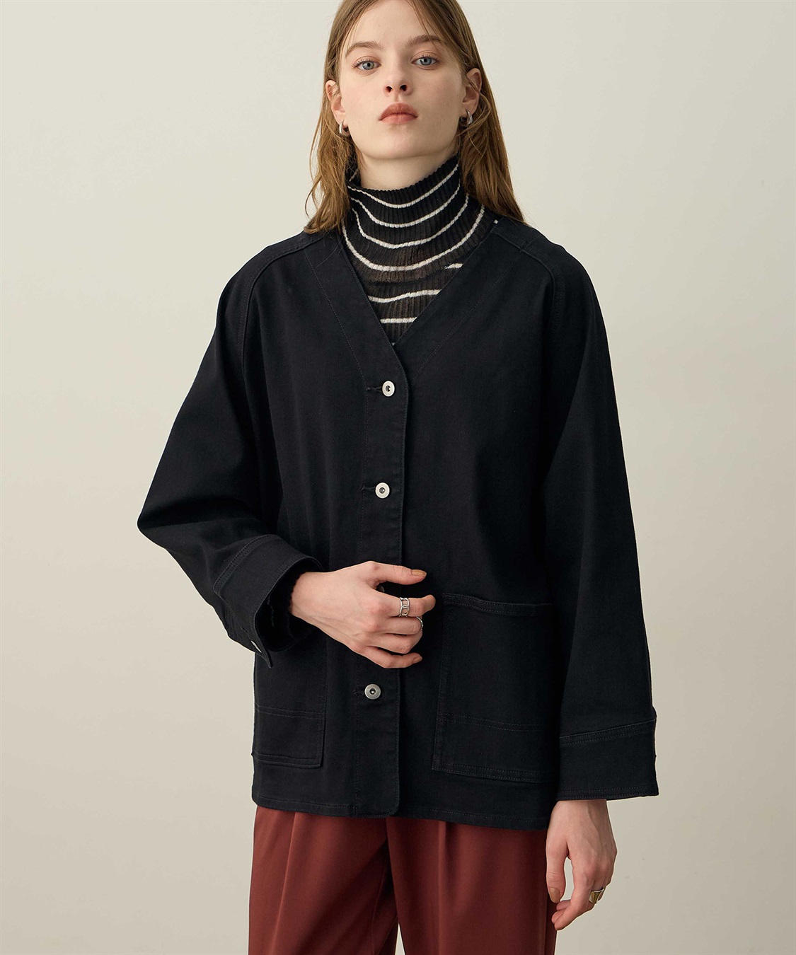 LE SOUK HOLIDAY デニムカーデ_variation_1