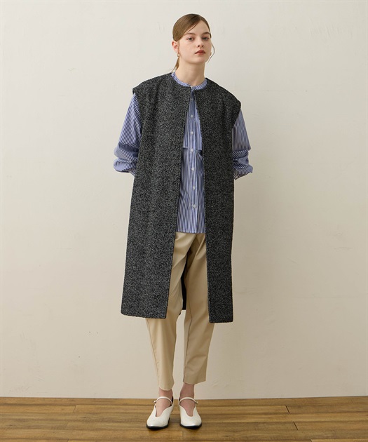 フェイクウールジレ LE SOUK HOLIDAY｜クロスプラス公式通販サイト