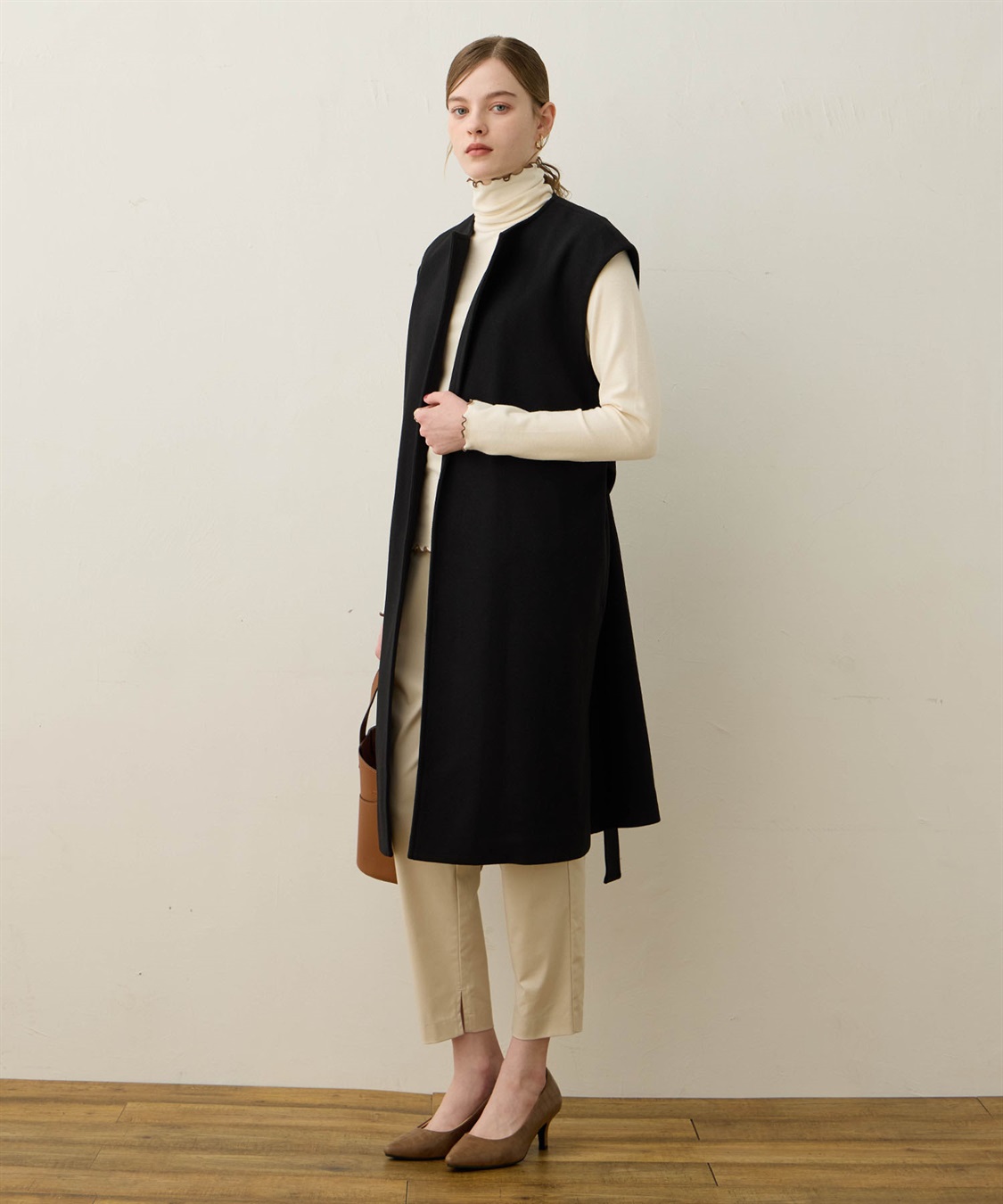 LE SOUK HOLIDAY フェイクウールジレ_variation_1