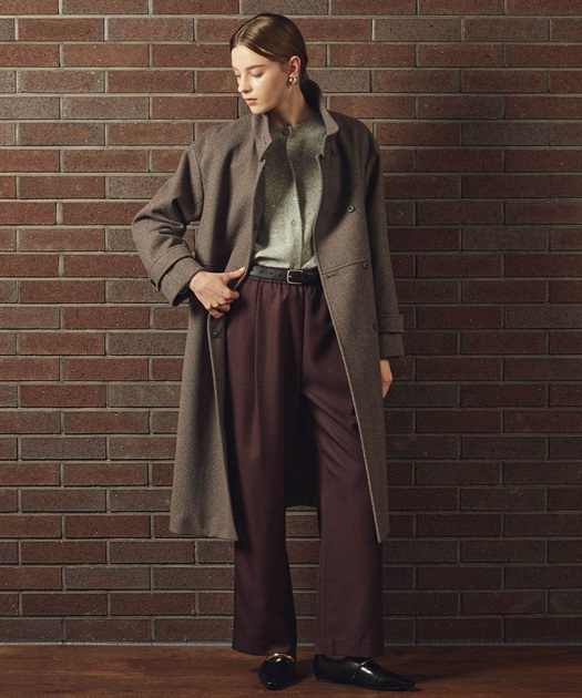 スタンドロングコート