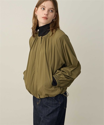 ギャザーブルゾン(カーキ-M)