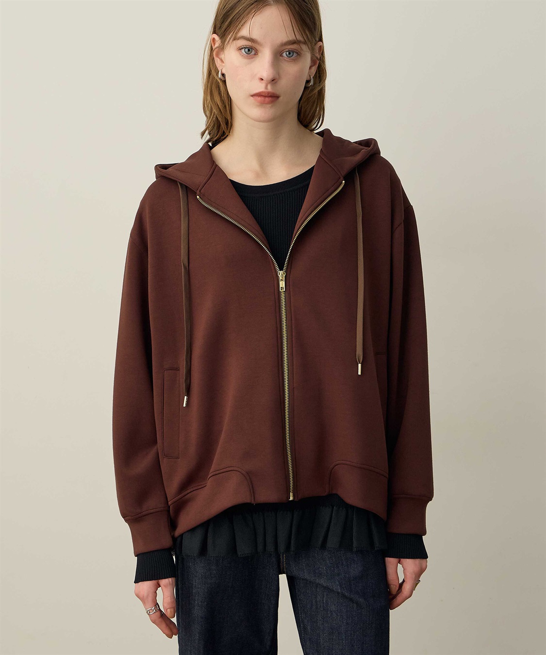 LE SOUK HOLIDAY ワイドジップパーカー_variation_3