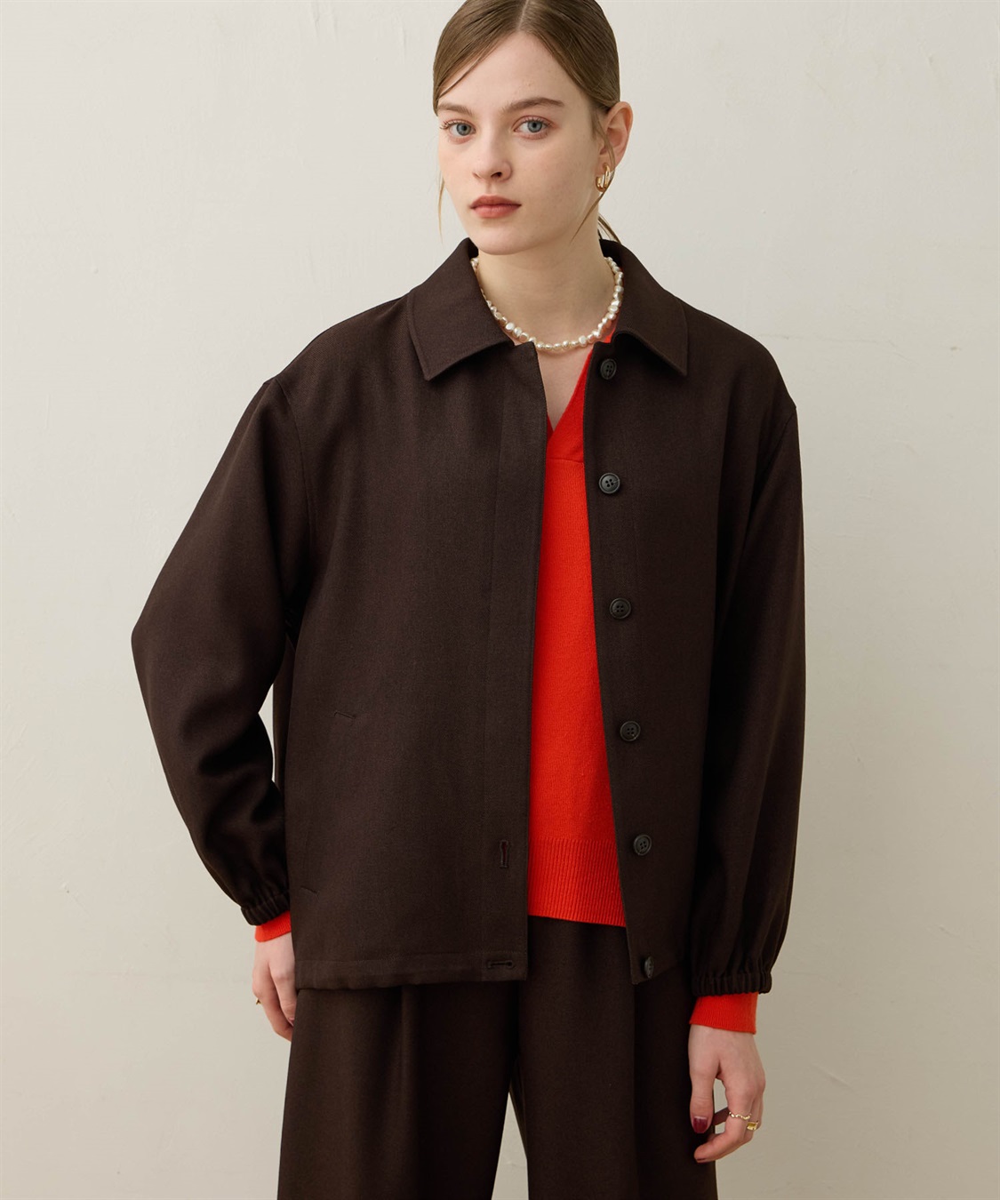 LE SOUK HOLIDAY ウーリッシュドロストブルゾン_variation_2