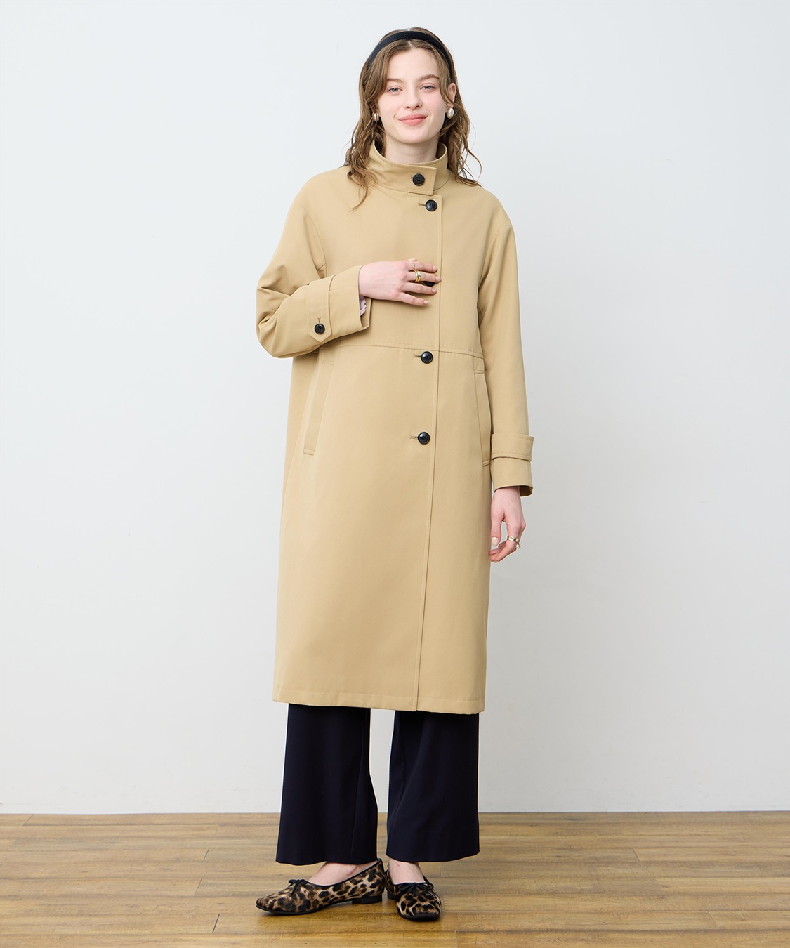 LE SOUK HOLIDAY スタンドロングコート_variation_1