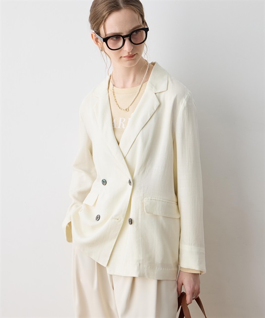 ダブルブレストシアージャケット