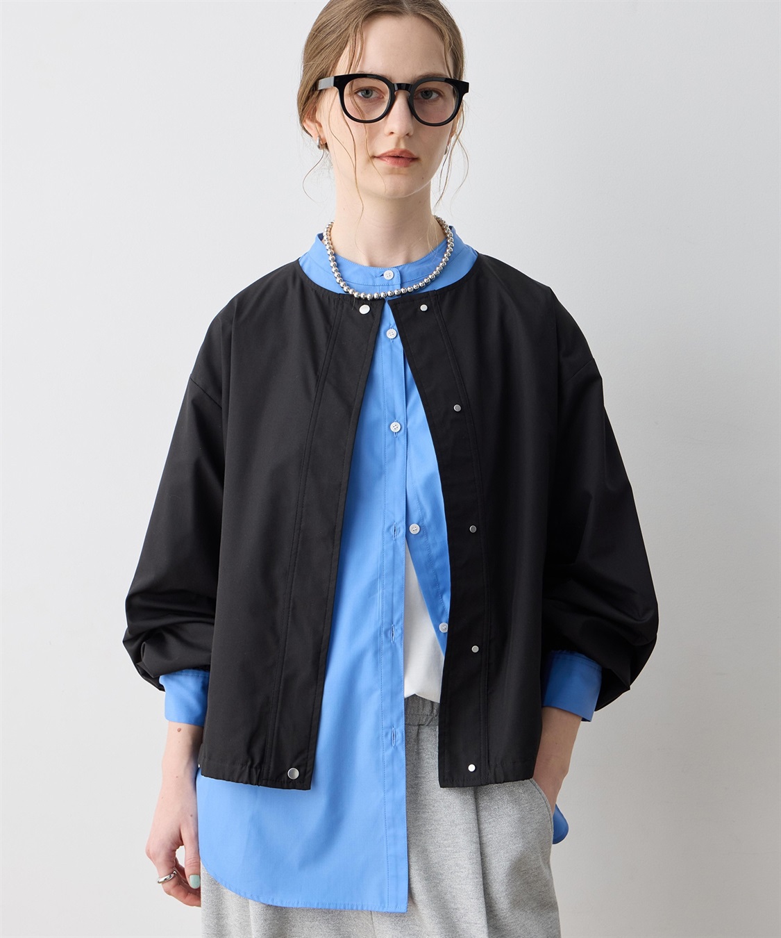 LE SOUK HOLIDAY ストライプブルゾン_variation_1