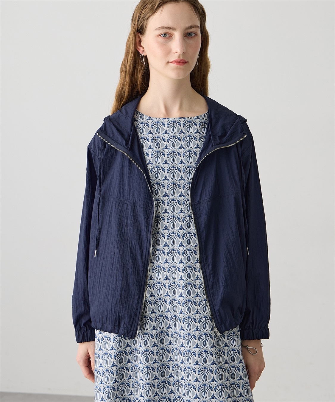 LE SOUK HOLIDAY シアーナイロンジップパーカー【接触冷感・UVカット】_variation_2