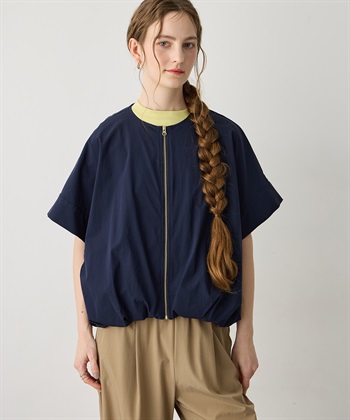 LE SOUK HOLIDAY ナイロンジップアップブルゾン【接触冷感】_variationthumb_2