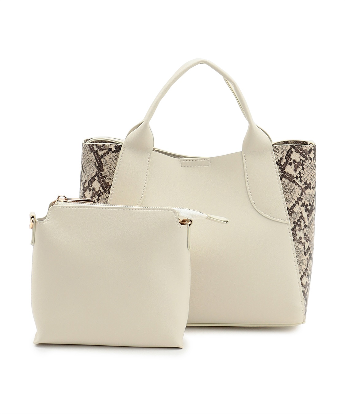 LE SOUK HOLIDAY パイソンコンビ２WAYトート_variation_1