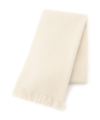 ブークレシャギーストール(アイボリー-フリー)