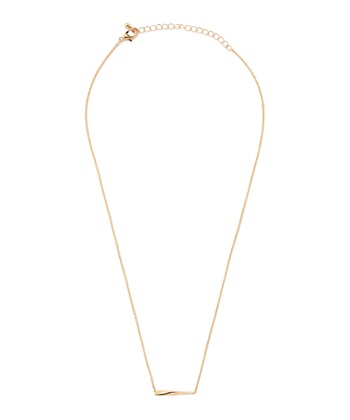 ツイストバーネックレス(ゴールド-フリー)