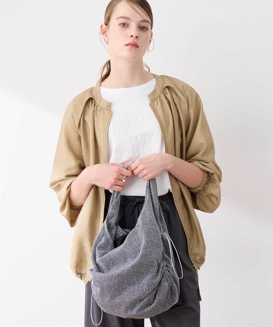 LE SOUK HOLIDAY グリッタートートBAG_variation_2