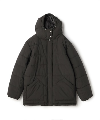 《撥水・防風》アクティかる パウダータフタファイバーダウンジャケット【CF/クロスファンクション】(ブラック-Ｍ)