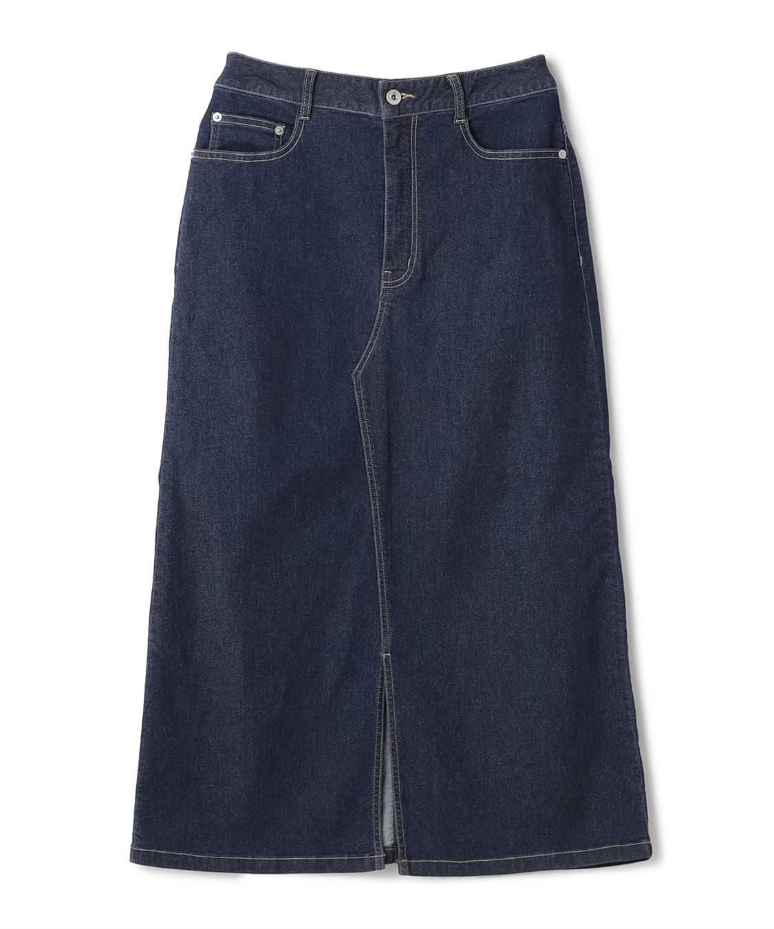 CROSS FUNCTION 【メディア掲載】《ストレッチ》エコベロデニムナロースカート【CF/クロスファンクション】_variation_2