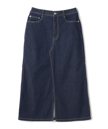 CROSS FUNCTION 【メディア掲載】《ストレッチ》エコベロデニムナロースカート【CF/クロスファンクション】_variationthumb_2