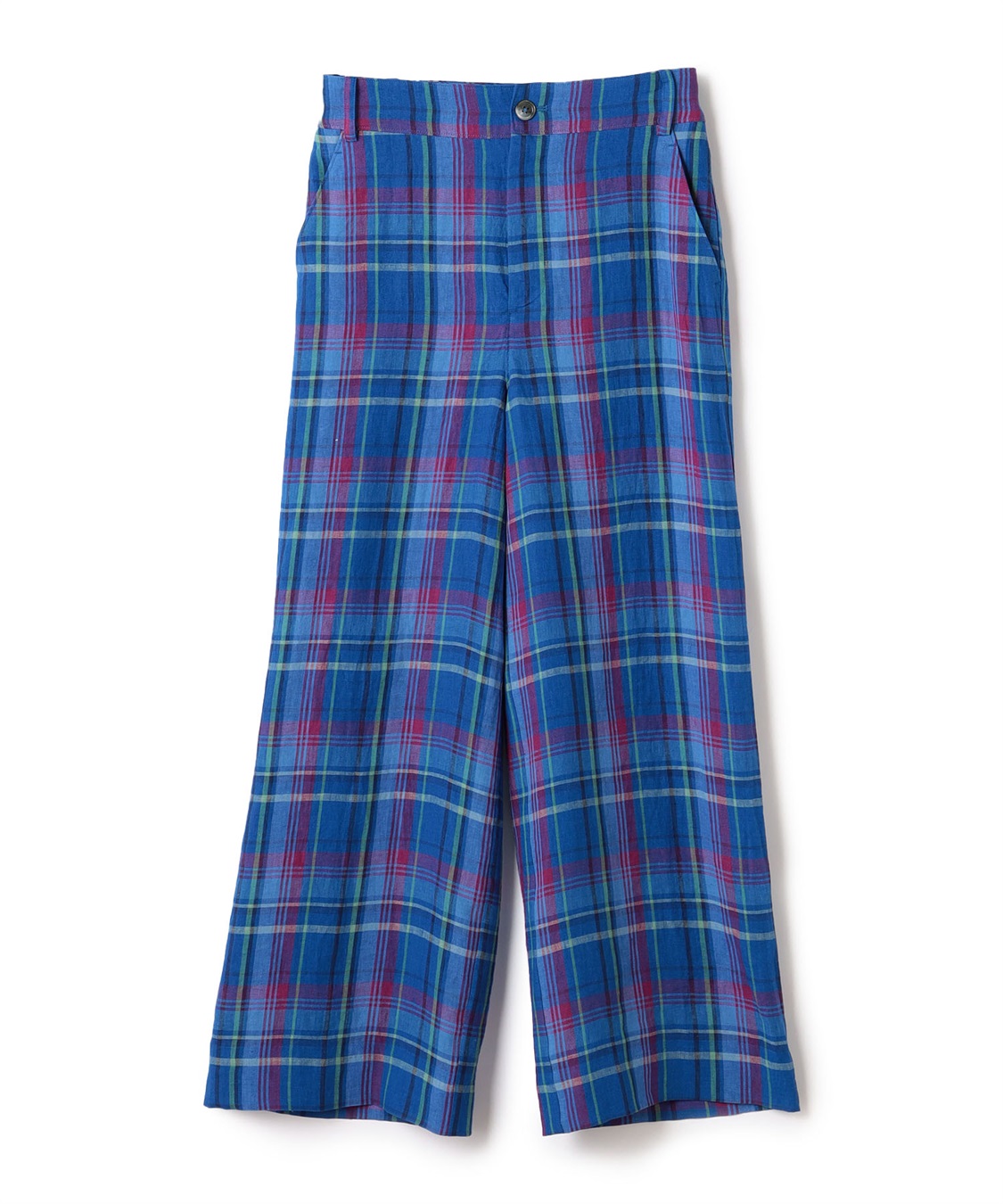 マドラスチェック ワイドパンツ 49AV JUNKO SHIMADA｜クロスプラス公式