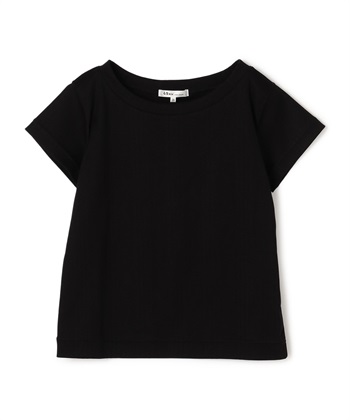 【TIME SALE】ランダムストライプ半袖Tプルオーバー(ブラック-9号)