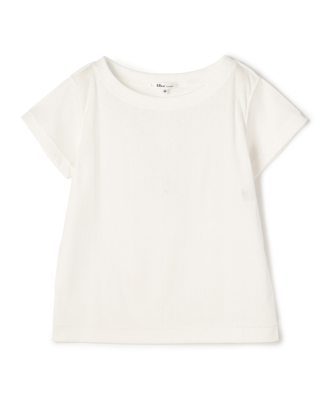 49AV JUNKO SHIMADA ランダムストライプ半袖Tプルオーバー_variation_2