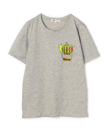 【TIME SALE】プリントTシャツ(ライトグレー-9号)