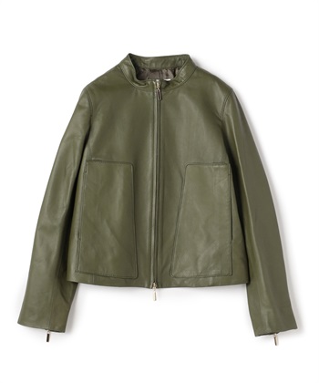 レザージャケット(カーキ-9号)