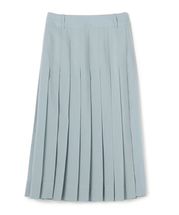 ドライポプリンプリーツスカート(ブルー-9号)