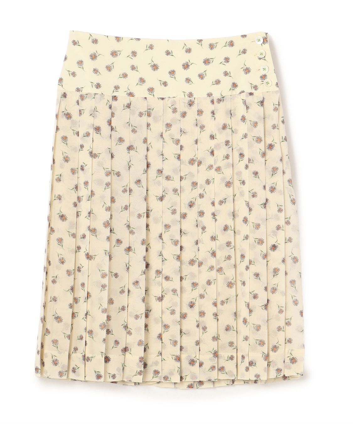デイジー柄プリーツスカート 49AV JUNKO SHIMADA｜クロスプラス公式