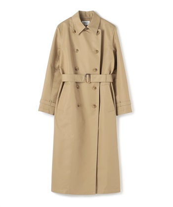 コットンツイルトレンチコート(キャメル-9号)