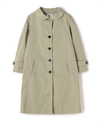グログラン襟付きコート(カーキ-9号)