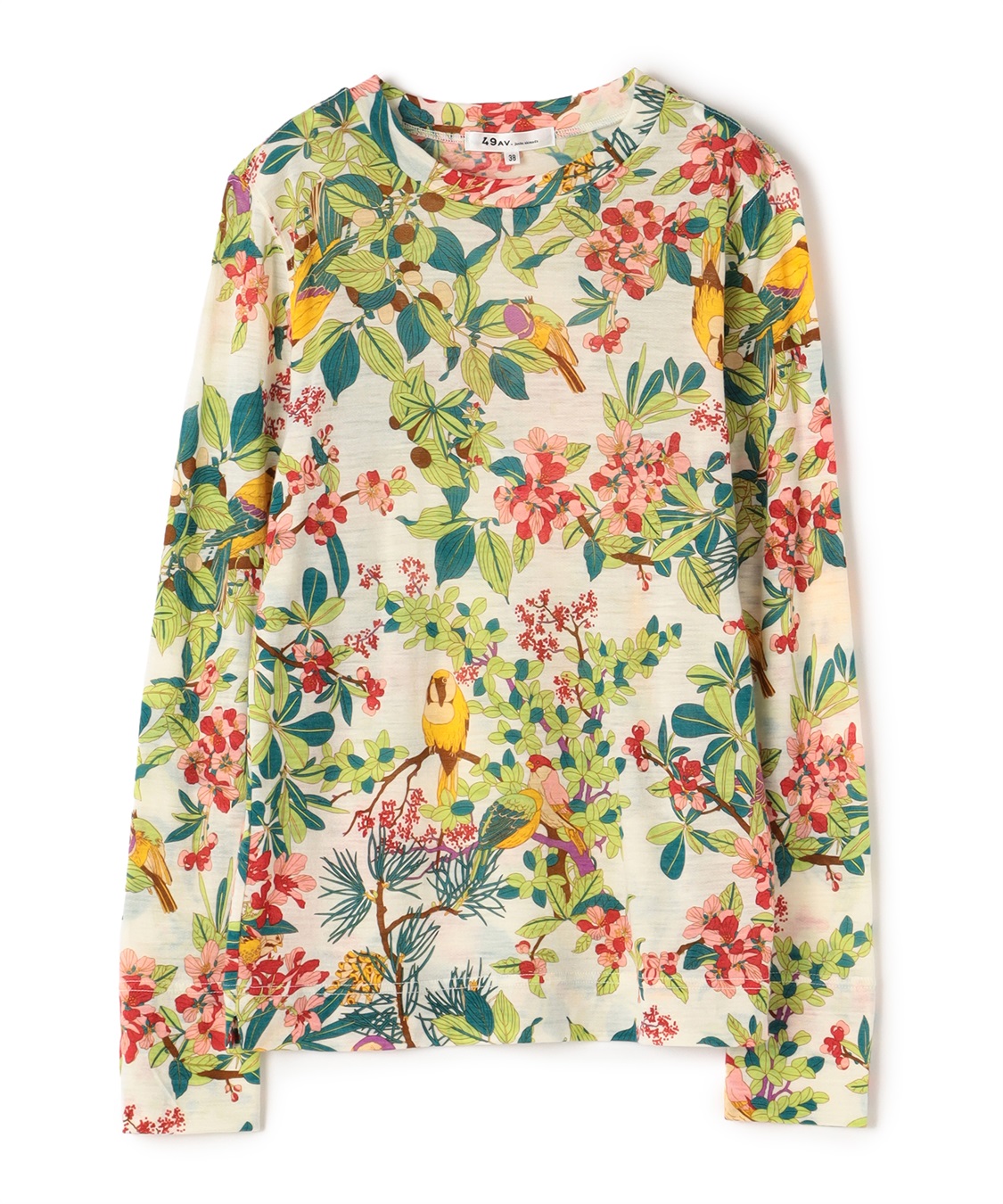 49AV JUNKO SHIMADA バードプリントカットソー_variation_1