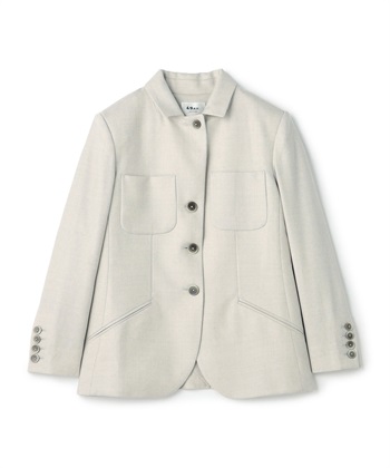 ボタンアップジャケット(ライトグレー-9号)