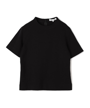 TIME SALE】テンセル混ハイネック半袖カットソー 49AV JUNKO