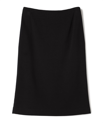 テンセル混タイトスカート(ブラック-7号)