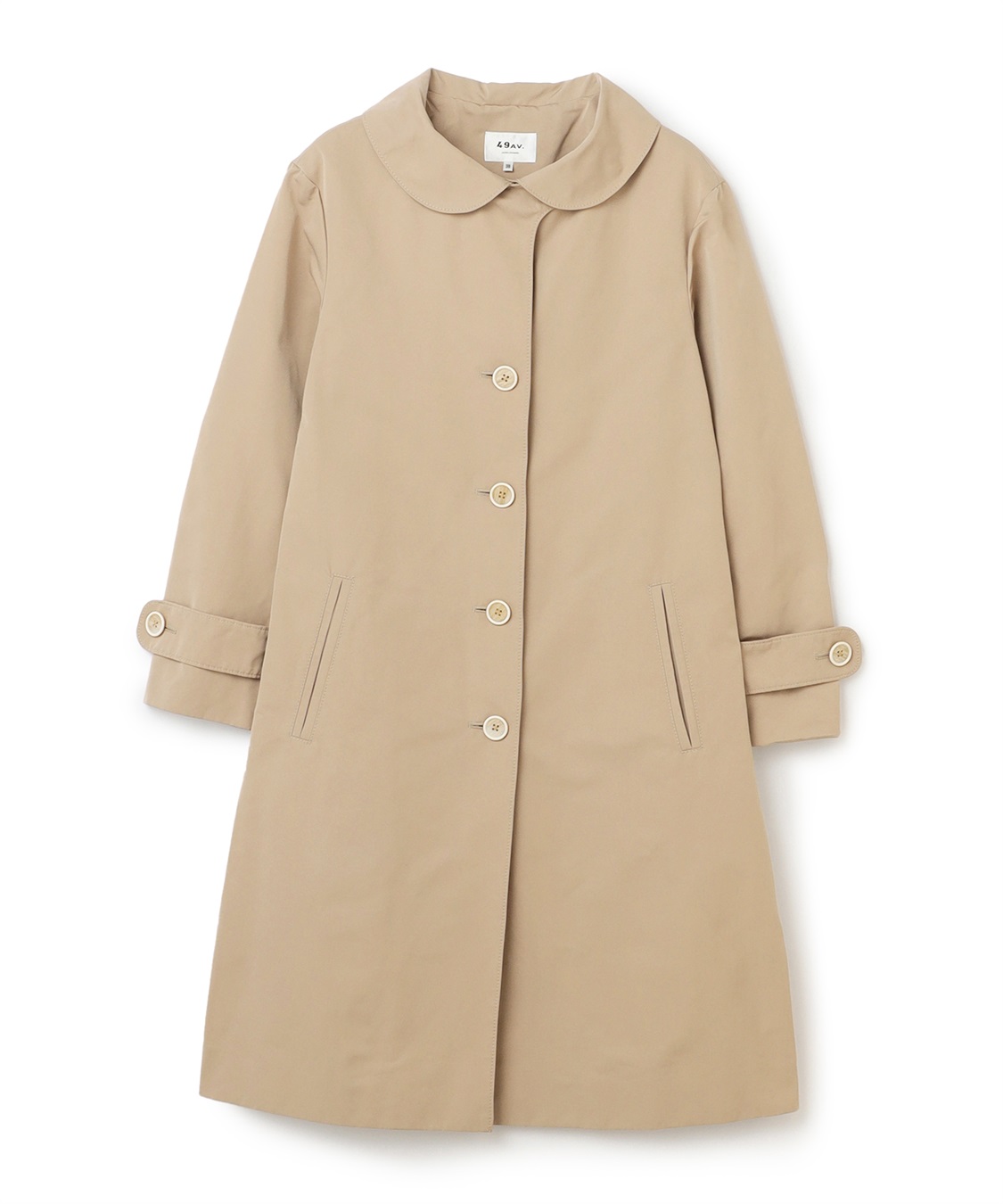 49AV JUNKO SHIMADA 丸衿グログランステンカラーコート_variation_2