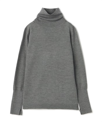 キャッシュウールタートルネックトップス(グレー-9号)