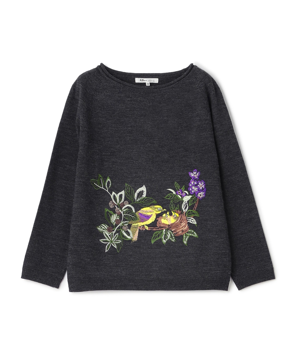 ANOTHER BRANCH OLIVE des OLIVE/マーガレット刺繍Tシャツ｜NICE