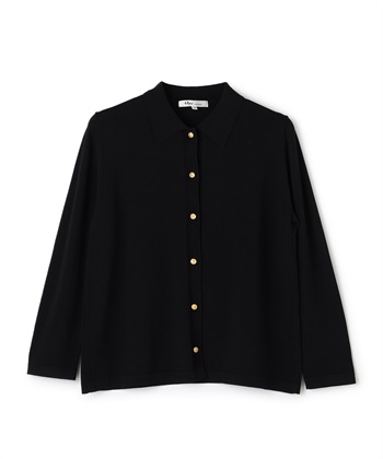 ニットシャツ(ブラック-9号)