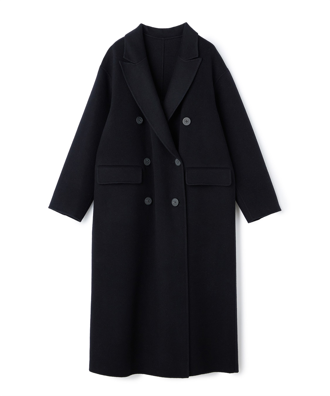 49AV JUNKO SHIMADA リバー仕立てダブルロングコート_variation_2