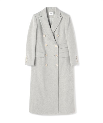 メルトンチェスターコート(ライトグレー-9号)