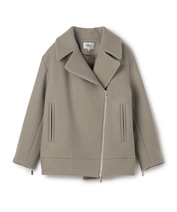 ライダース風ブルゾン(グレー-9号)