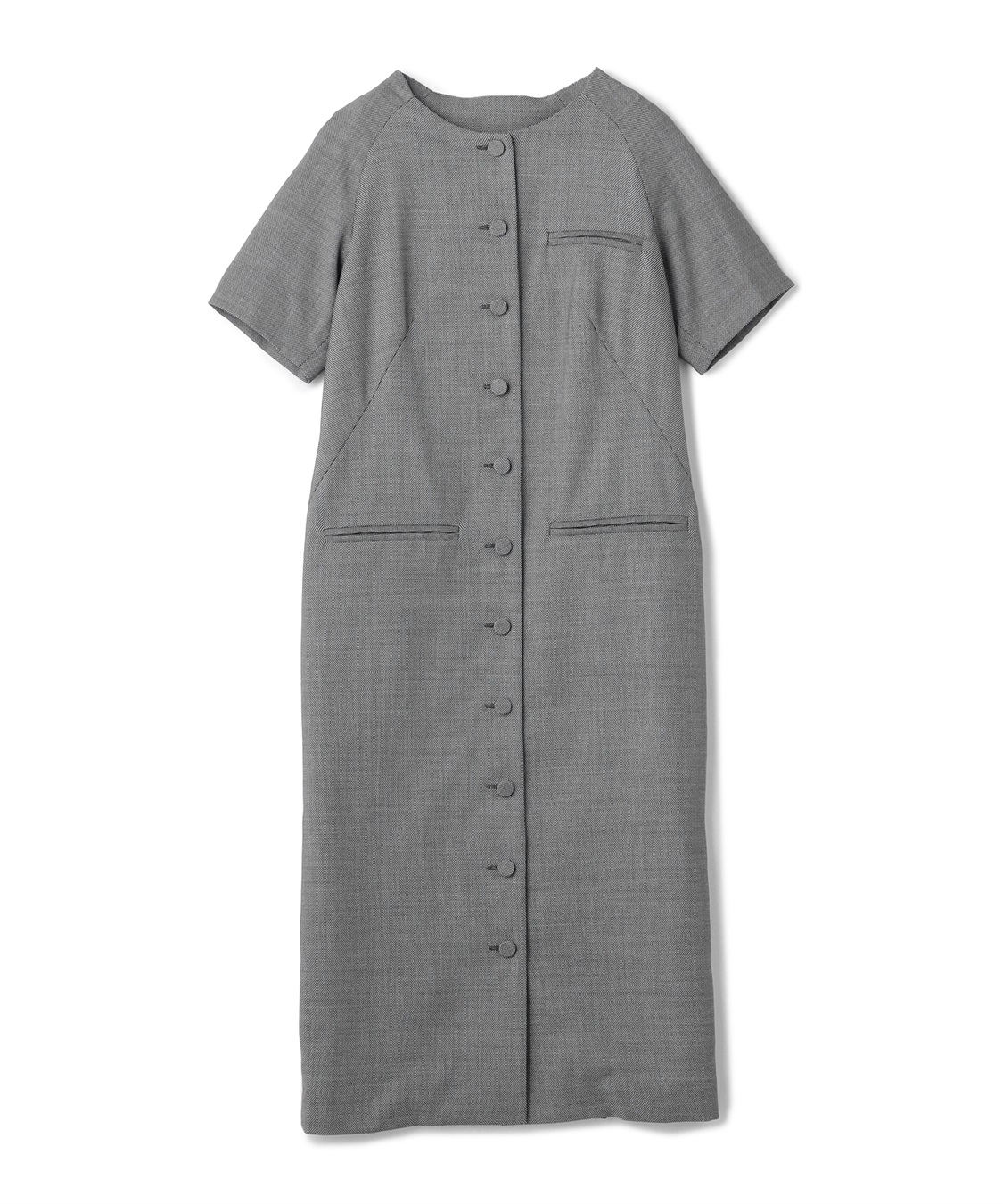 49AV JUNKO SHIMADA バーズアイフロントボタンワンピース_variation_1