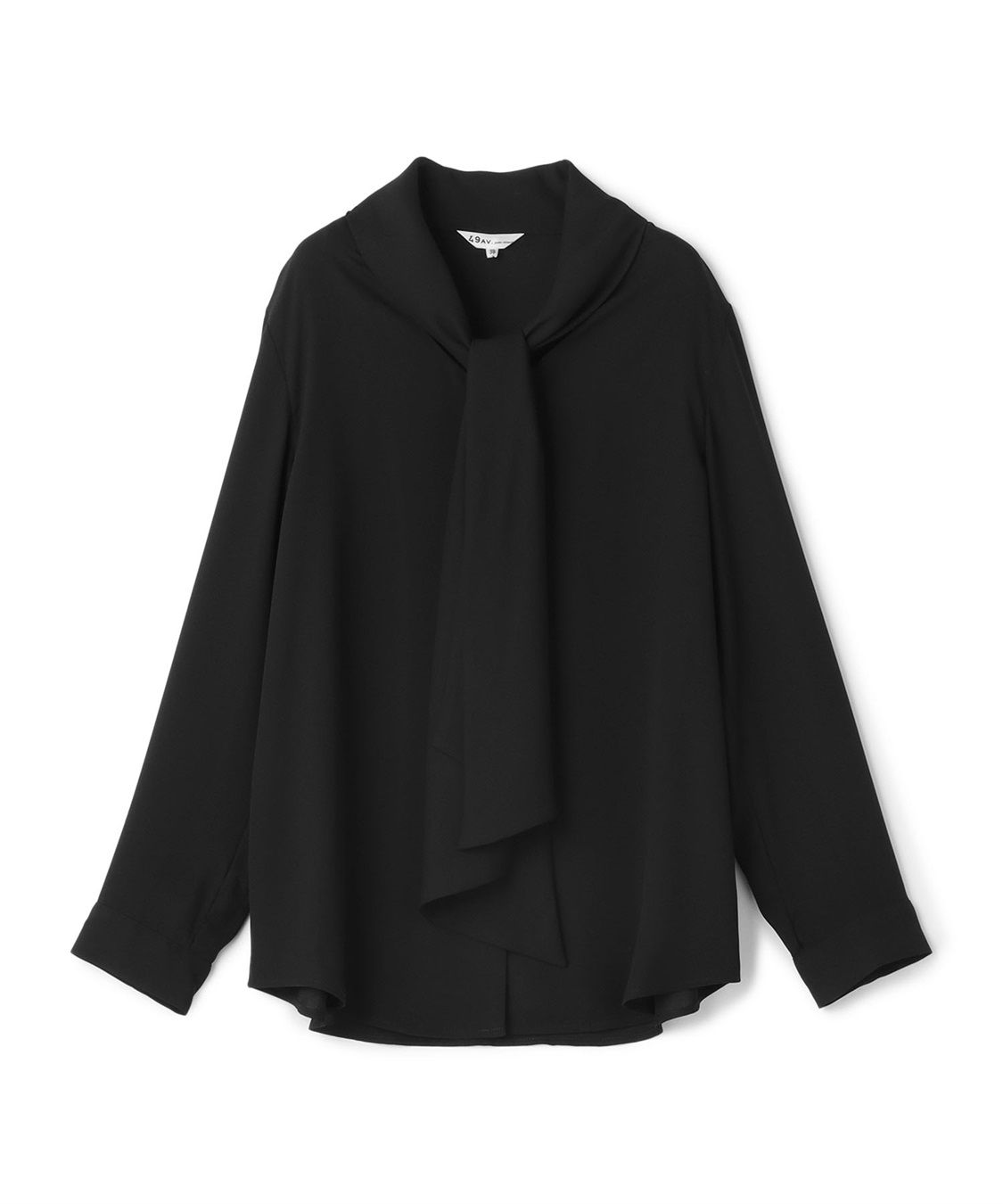 49AV JUNKO SHIMADA サテン地ボウブラウス_variation_1