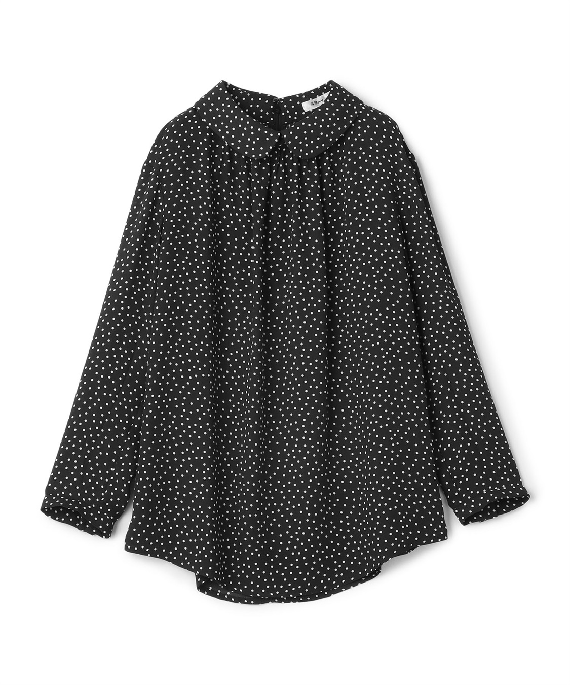 49AV JUNKO SHIMADA サテン地ラウンドカラーブラウス_variation_2