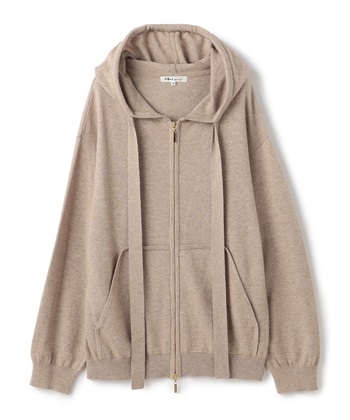 【ECO】ジップパーカー(モカ-9号)